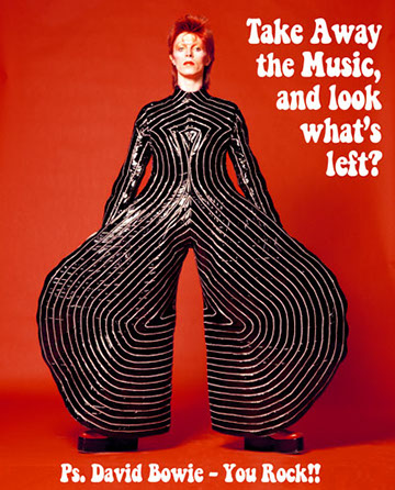 Website design is not just about how it looks - and PS: We love David Bowie